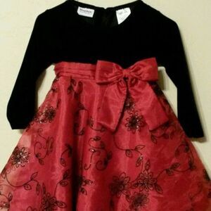 Sparkly Blueberi Boulevard Christmas Dress 24 M